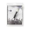 CONNETTORE JACK NEDIS COTP23900BK MONO MASCHIO 6,3MM, A SALDARE, PROTEZIONE CAVO